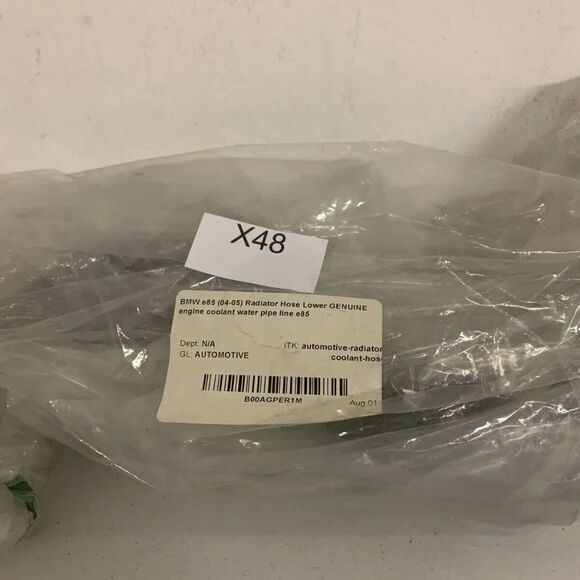 BMW e85 (04-05) Radiator Hose Lower GENUINE Engine Coolant Water Pipe Line X48 - Picture 2 of 3